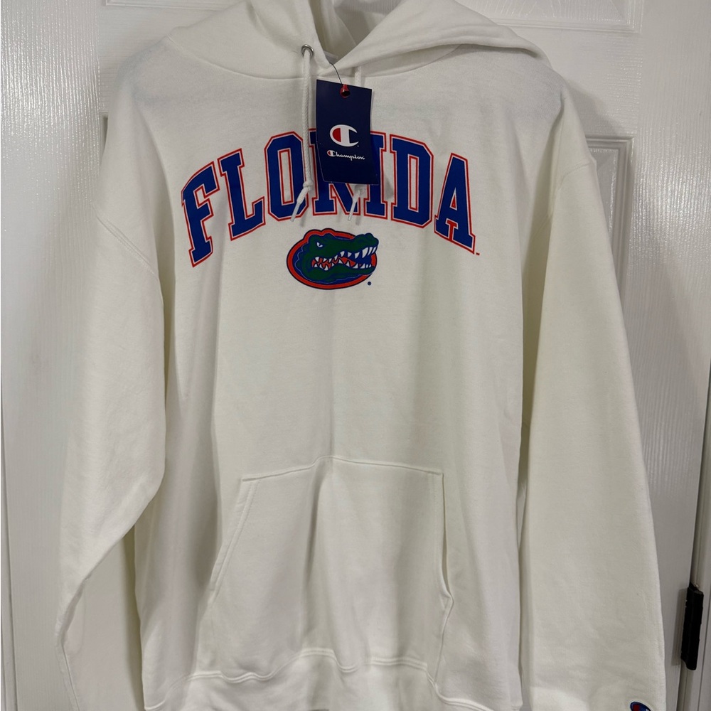 Champion White Florida Gators Hoodie